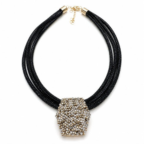 SAMPLESALE#12359| שרשרת שברי קריסטל