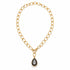 LIV NECKLACE| שרשרת עם קריסטל טיפה