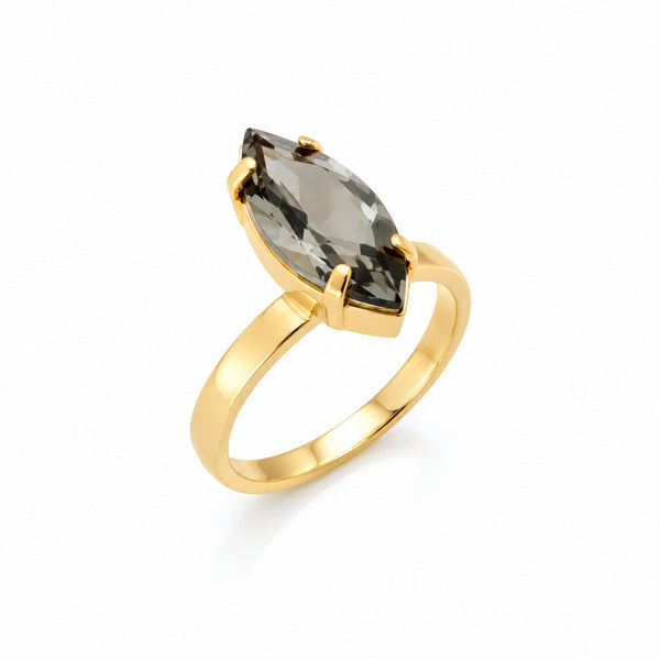 MARVEL RING |טבעת בציפוי זהב וקריסטלים