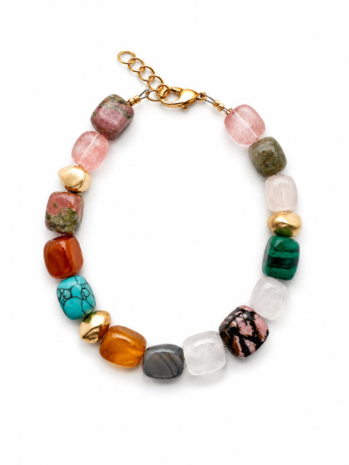 JOYA BRACELET COLORFUL | צמיד אבנים טבעיות