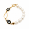 MOON PEARL CRYSTAL BRACELET|  צמיד  פנינים טבעיות