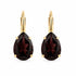 LIV BORDO EARRINGS |עגילים בציפוי זהב וקריסטלים