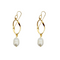 MOON PEARL EARRINGS| עגילים פנינים טבעיות