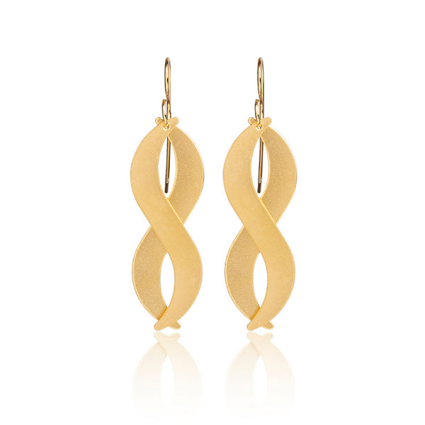 KENI UP| עגילים ארוכים בציפוי זהב