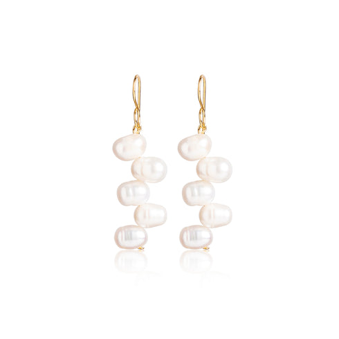 AUSTRAL |עגילים עם פנינים