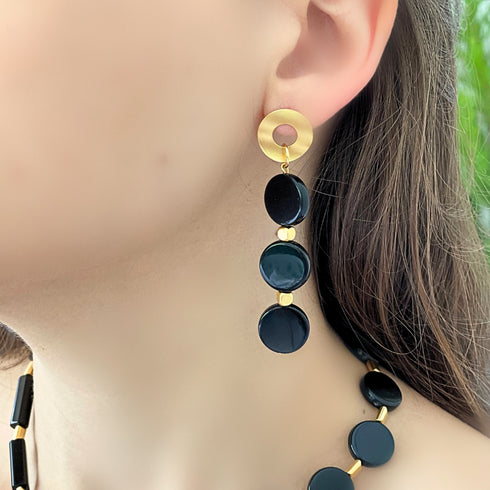 DOKA EARRINGS | עגילים מצופים זהב