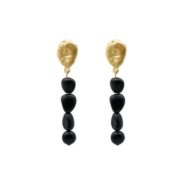 ROM EARRINGS | עגילים מצופים זהב