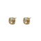 POKA CHAMP EARRINGS |עגילים בציפוי זהב וקריסטלים
