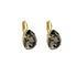 LIV GREY EARRINGS |עגילים בציפוי זהב וקריסטלים