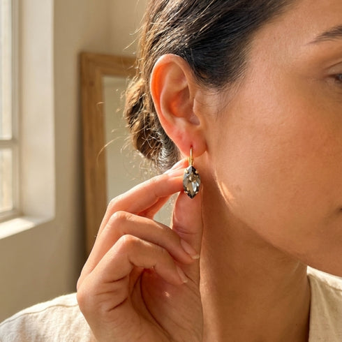 MARVEL SOLO EARRING| עגילים בציפוי זהב