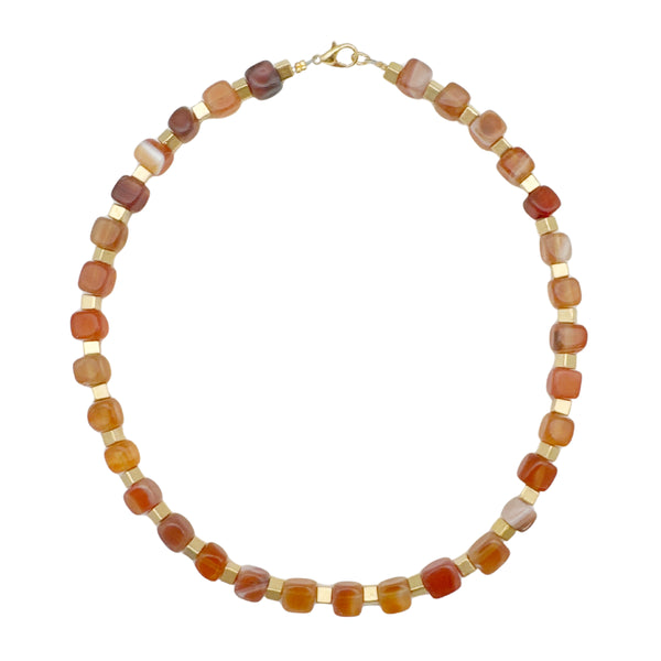 CHOKER ROSSO |שרשרת קולר בציפוי זהב