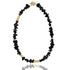 CHOKER PURE BLACK |שרשרת קולר בציפוי זהב