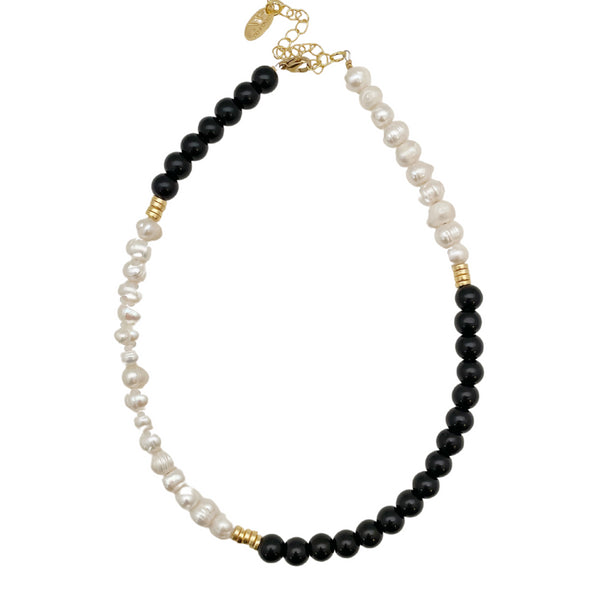 CHOKER  DOMINO |שרשרת קולר עם פנינים