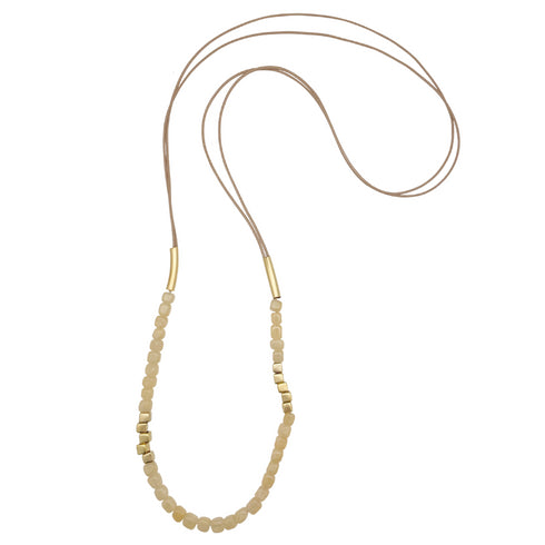 CLEMENTINE LONG NECKLACE |שרשרת ארוכה בציפוי זהב