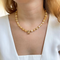 CHOKER CLEMENTINE CRYSTAL |שרשרת קולר בציפוי זהב