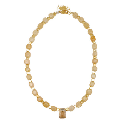 CHOKER CLEMENTINE CRYSTAL |שרשרת קולר בציפוי זהב