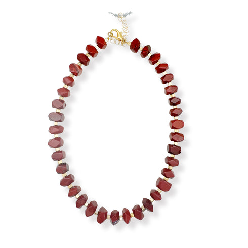 CHOKER ROBIN BORDO|שרשרת קולר בציפוי זהב