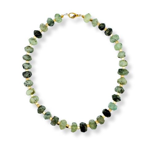 CHOKER ROBIN GREEN|שרשרת קולר בציפוי זהב