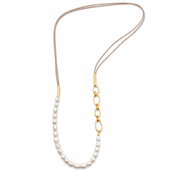 LANIT NECKLACE| שרשרת פנינים