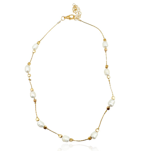 GULI| שרשרת פנינים קצרה