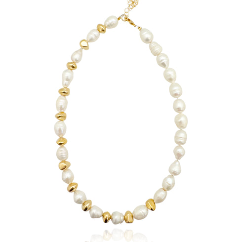 KLAS DUE| שרשרת פנינים קצרה