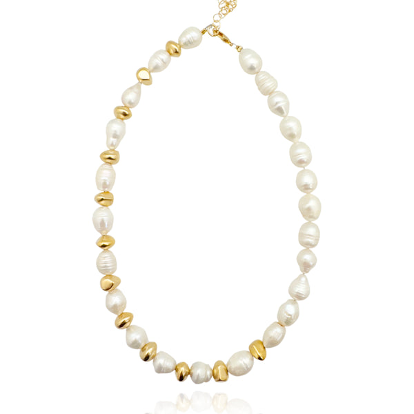 KLAS DUE| שרשרת פנינים קצרה