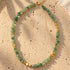 BOSSO NECKLACE GREEN | שרשרת  אבנים טבעיות