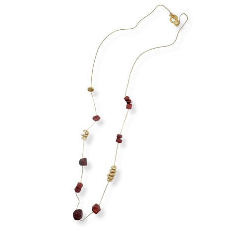 SAMANTHA BORDO NECKLACE  |שרשרת בציפוי זהב