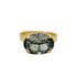 POKA SET |טבעת בציפוי זהב וקריסטלים