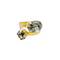 POKA SET |טבעת בציפוי זהב וקריסטלים