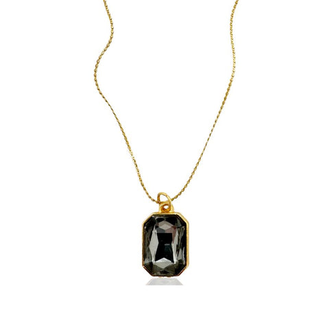 RONCHA NECKLACE | שרשרת זהב וקריסטל