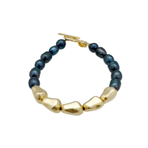 PAM BLUE| צמיד פנינים