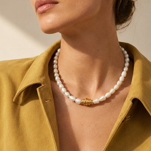ASTARI NECKLACE| שרשרת פנינים