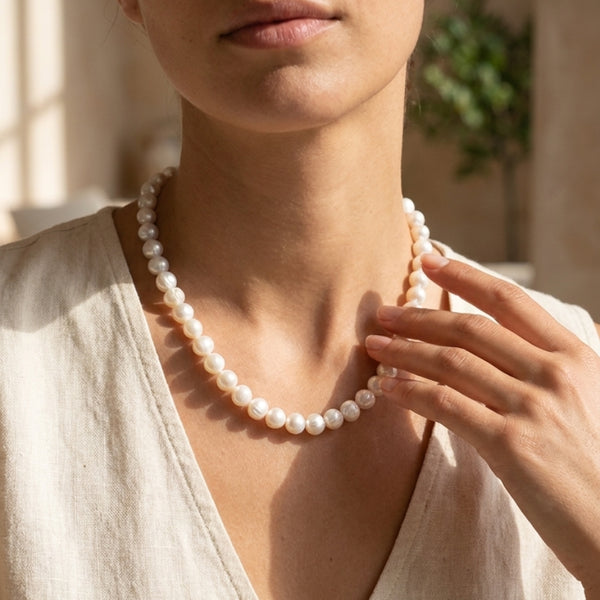 NILI NECKLACE  |שרשרת פנינים קלאסית