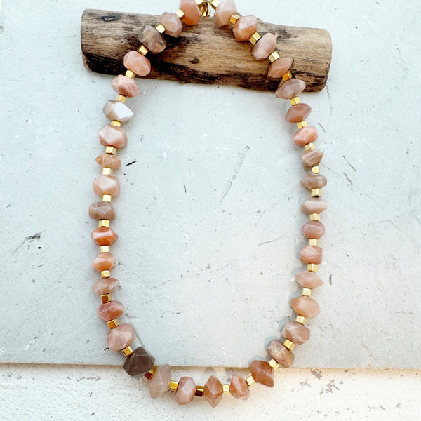 CHOKER ROBIN PINK|שרשרת קולר בציפוי זהב