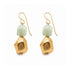 PEAR | עגילי אבני JADE טבעיות