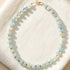 CHOKER ROBIN LIGHT BLUE |שרשרת קולר בציפוי זהב