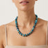 CHOKER ROBIN BLUE |שרשרת קולר בציפוי זהב