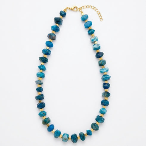 CHOKER ROBIN BLUE |שרשרת קולר בציפוי זהב