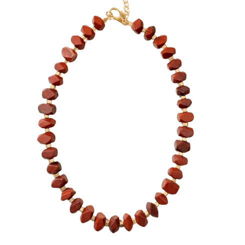 CHOKER ROBIN BORDO|שרשרת קולר בציפוי זהב