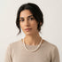 MACCHIATO NECKLACE|  שרשרת פנינים טבעיות מתורבתות