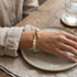 PACIFIC PEARL BRACELET- צמיד פנינים  ואבנים טבעיות