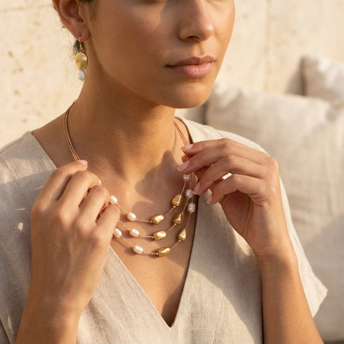 WILLA SET| סט עגילים ושרשרת