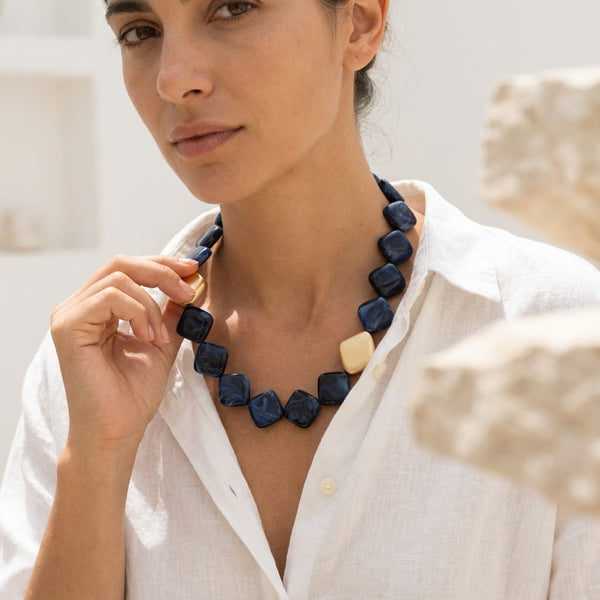 KALA BLUE| שרשרת מצופה זהב