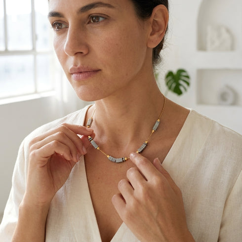 SAMPLESALE#12358| שרשרת אבני המטייט