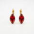 MARVEL SOLO RED EARRING| עגילים בציפוי זהב