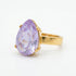 LIV PURPLE PETIT |טבעת בציפוי זהב