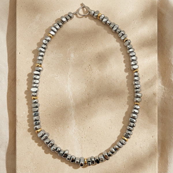 BOSSO NECKLACE | שרשרת בציפוי כסף