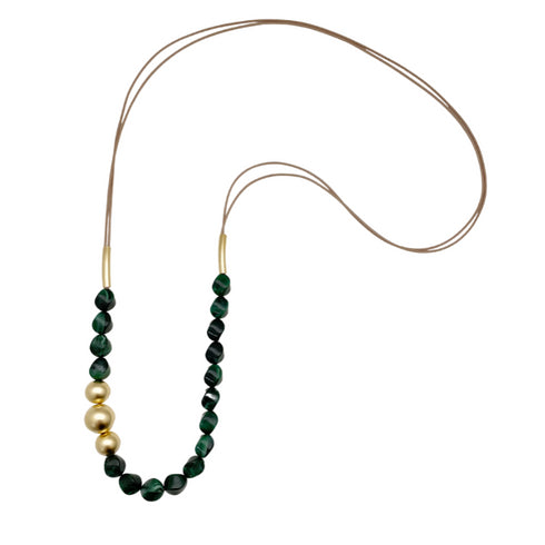 DIAN GREEN | שרשרת ארוכה בציפוי זהב