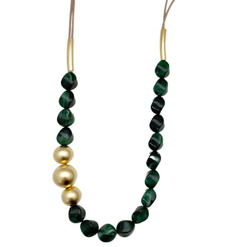 DIAN GREEN | שרשרת ארוכה בציפוי זהב